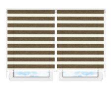 Рулонные шторы мини День Ночь Сицилия 85 цена. Купить в «Мастерская Жалюзи»